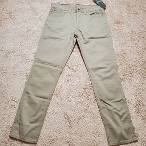 New Levi's Line 8 511 Khaki Slim Pants 34X34